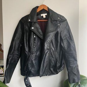 Faux Leather Jacket